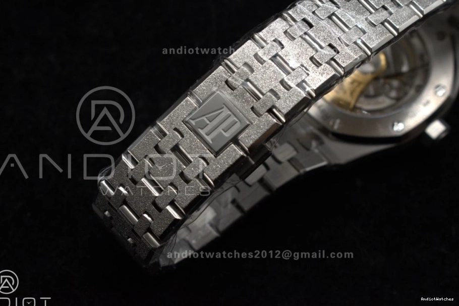 37mm SA3120 APSF Black Oak Textured Thermal Bracelet Super Edition Frosted Royal SS SS Clone Dial 15454 On 1034 1:1 Best 1222